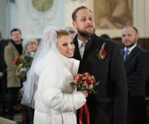 Na Wspólnej odc. 3228. Beata (Katarzyna Ptasińska), Paweł (Grzegorz Kwiecień)
