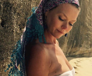 Tamara Arciuch na wakacjach w Portugalii