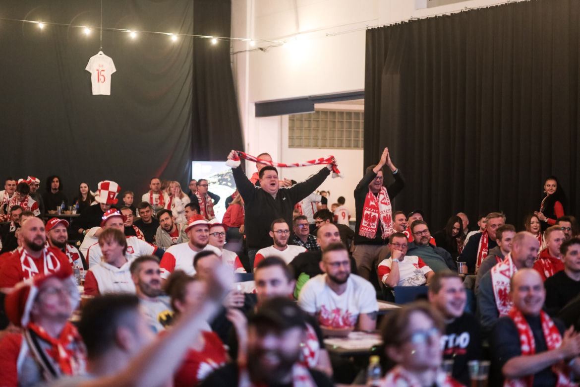 Strefa kibica na Stadionie Śląskim w czasie meczu Polska-Meksyk