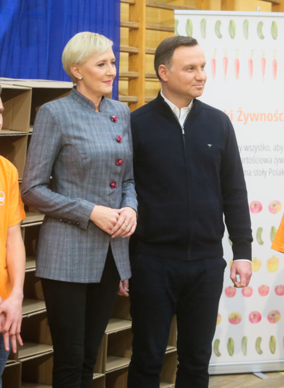 Andrzej Duda i Agata Duda. Taki styl ma para prezydencka