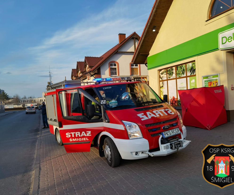 Śmigiel: Śmierć przed sklepem! Nie było wolnych karetek?!