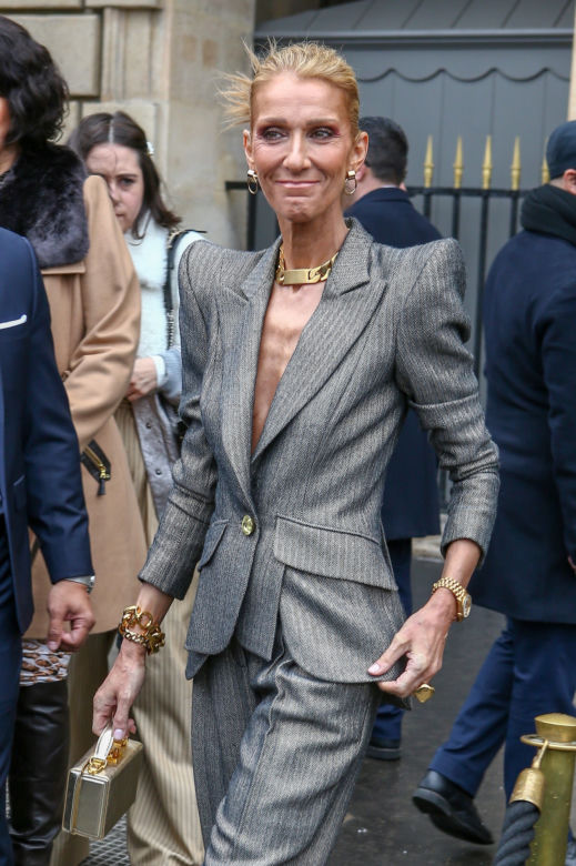 Celine Dion na Paris Fashion Week 2019