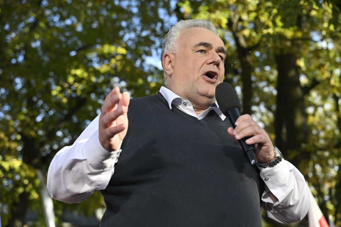 Protest pod TK. Kaczyński