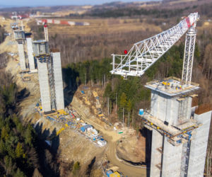 To tutaj rośnie najwyższa estakada w Polsce