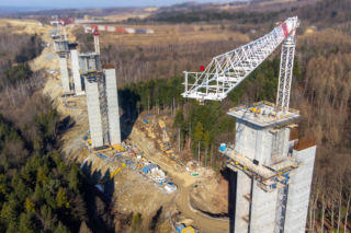 To tutaj rośnie najwyższa estakada w Polsce