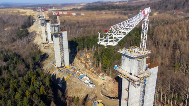 To tutaj rośnie najwyższa estakada w Polsce