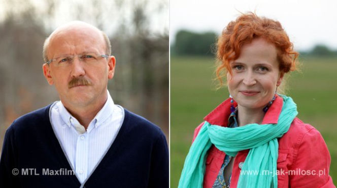 M jak MIŁOŚĆ. Jerzy Kolęda (Artur Barciś) i jego córka Ewa (Dominika Kluźniak)