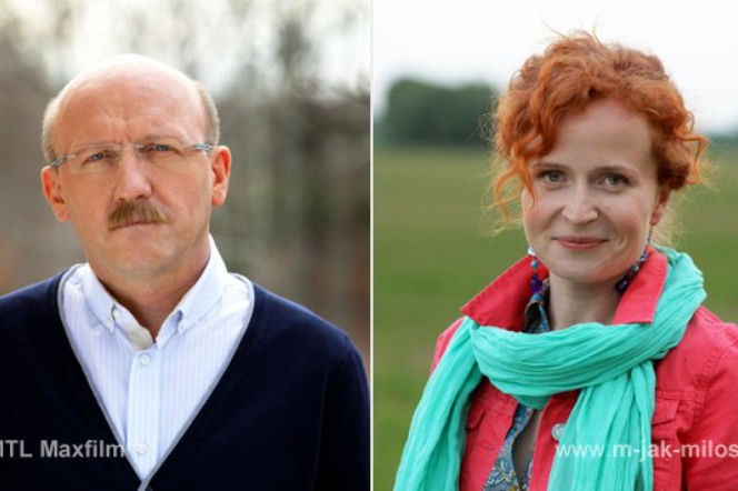 M jak MIŁOŚĆ. Jerzy Kolęda (Artur Barciś) i jego córka Ewa (Dominika Kluźniak)