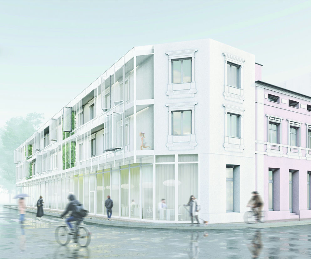 Projekt Architektoniczny: Współczesna Kamienica w Łodzi