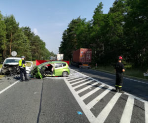 Koszmarny wypadek na DK nr 10 koło Cierpic. Nie żyje 55-letni kierowca