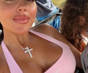 Georgina Rodriguez na polu golfowym