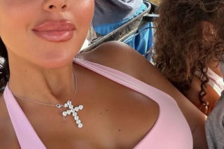 Georgina Rodriguez na polu golfowym
