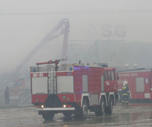 Chińska hala poszła z dymem