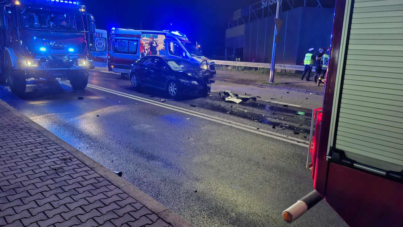29.07.25 Starachowice. Wypadek na wiadukcie