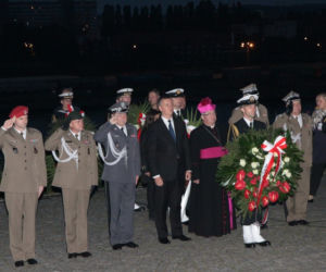 73. rocznica wybuchu II wojny światowej. Minister Tomasz Siemoniak i abp Sławoj Leszek Głódź na Westerplatte