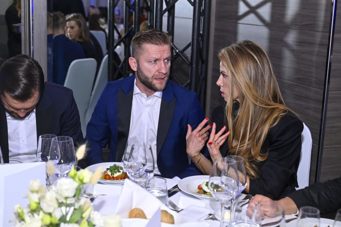 Jakub Błaszczykowski i Ewa Wachowicz na gali