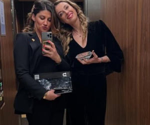 Anna Kaczmar z żoną - Anną Turowską