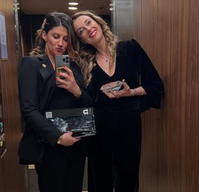 Anna Kaczmar z żoną - Anną Turowską