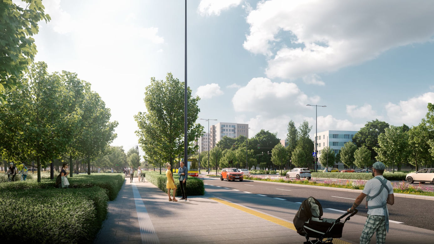Kondratowicza zmieni się nie do poznania. W centrum Targówka powstanie "aleja tysiąca drzew"