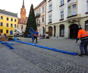 Choinka na Placu Kazimierza w Tarnowie