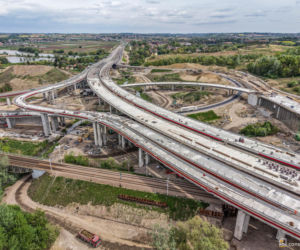 Budowa węzła Mistrzejowice na S7