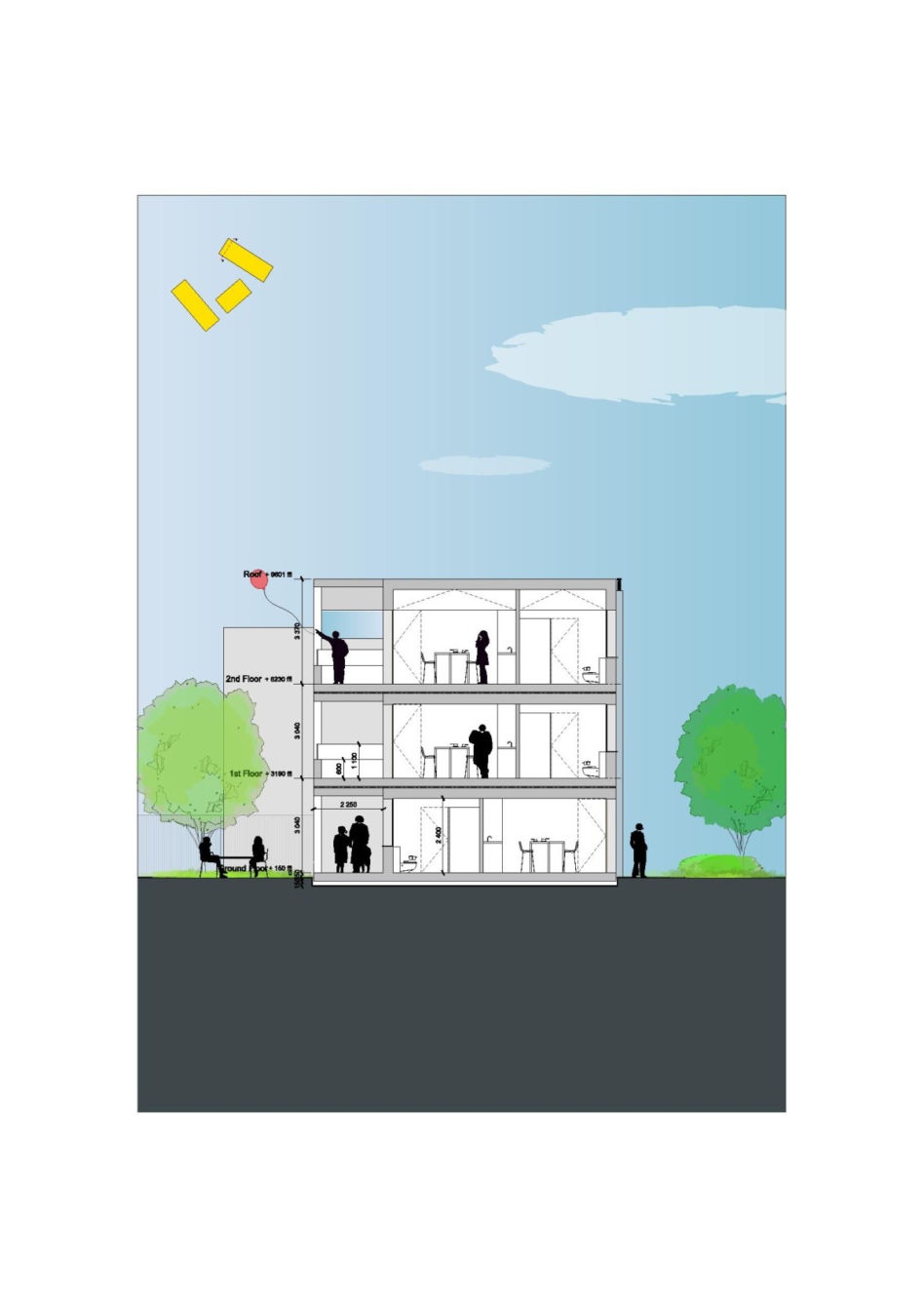 Jednostki mieszkalne Y:Cube projektu Rogers Stirk Harbour + Partner