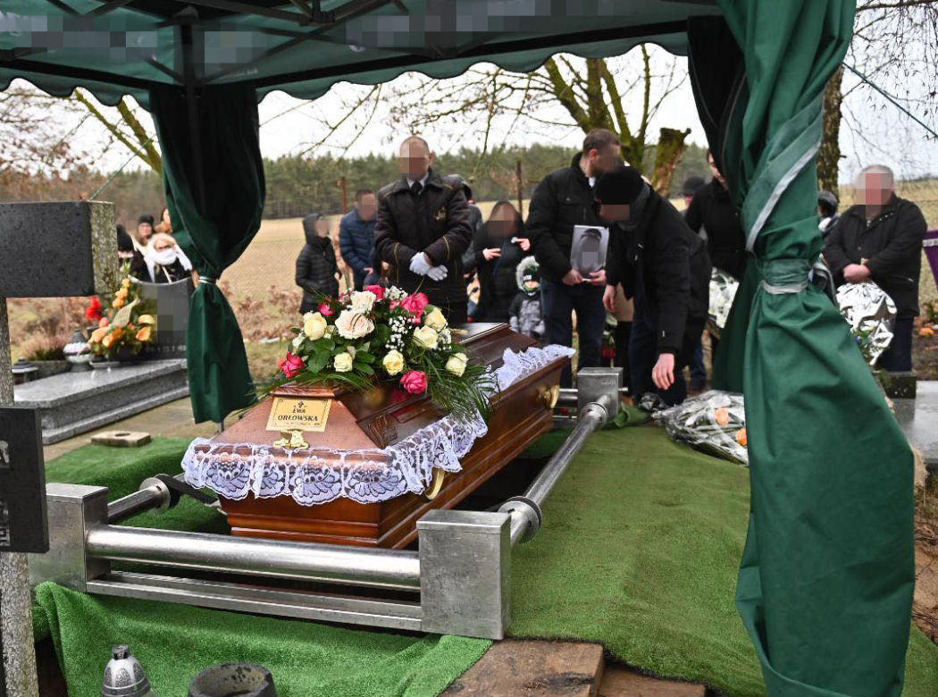 Pogrzeb Ewy Orłowskiej w Starogardzie Gdańskim. Zginęła z ręki kochanka