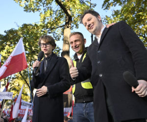 Protest pod TK.