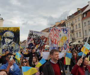 Ogromna manifestacja wdzięczności Ukraińców. „Przyjaciele, dziękujemy”