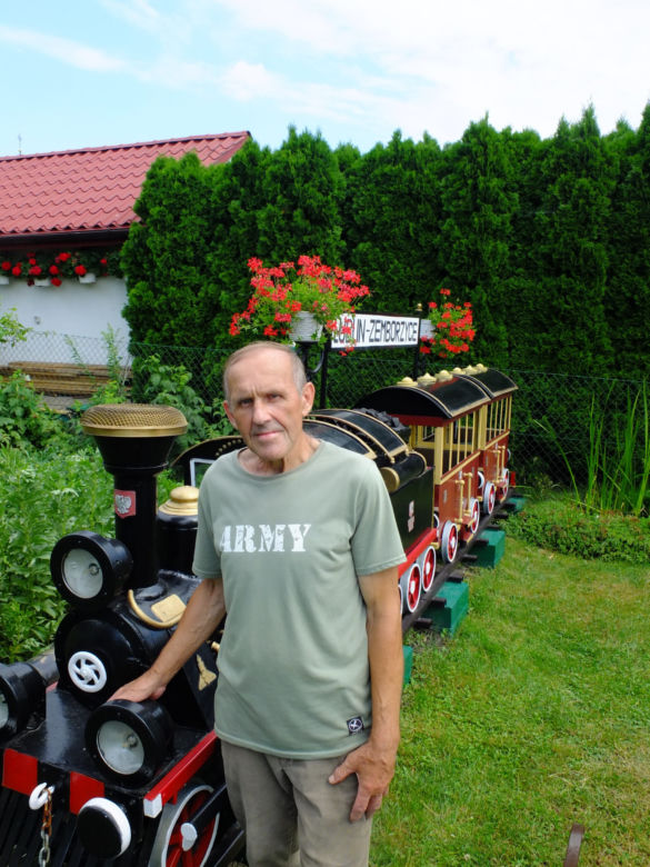 Mam własną parowozownię pod domem. Niesamowite hobby Albina Kulika z Lublina