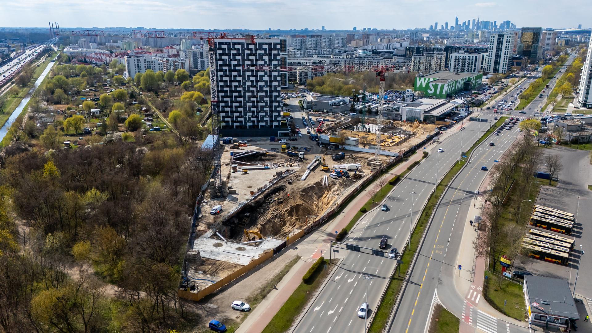 Budowa Mocha Tower w Warszawie