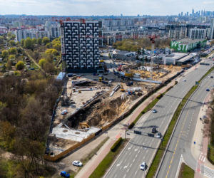 Budowa Mocha Tower w Warszawie