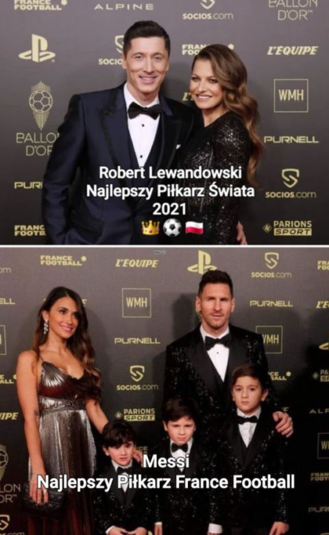 Memy po gali Złotej Piłki