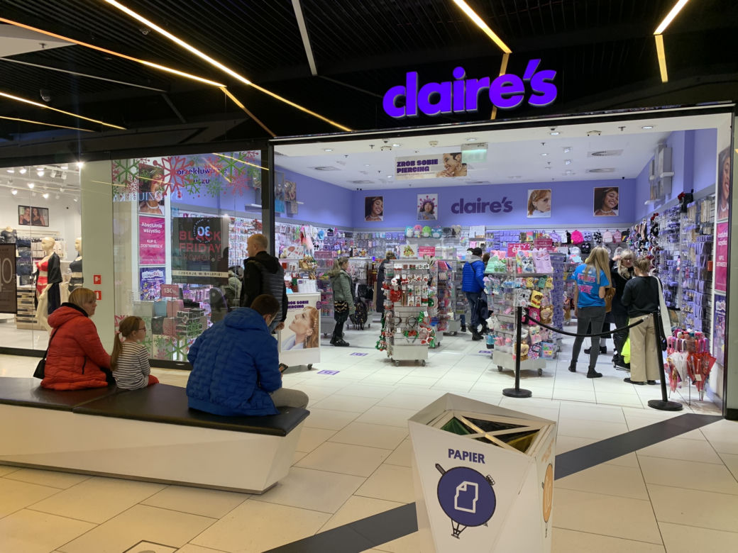 Galeria Katowicka. Black Friday w sklepie Claire's