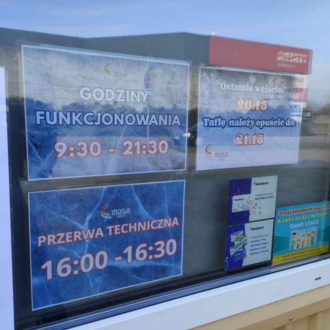 Lodowisko Biały Orlik w Łomży zostanie otwarte w sobotę 22 listopada