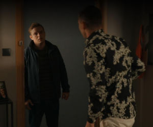 Barwy szczęścia odc. 3341. Darek Janicki (Andrzej Niemyt), Hubert (Marek Molak)