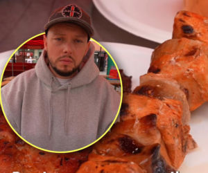 Książulo niemile widziany na Winobraniu. „Nie wolno nagrywać!”. Spięcie przy stoisku z grillem