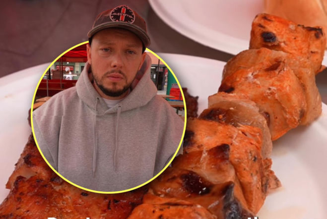 Książulo niemile widziany na Winobraniu. „Nie wolno nagrywać!”. Spięcie przy stoisku z grillem