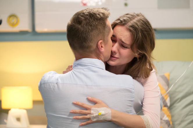 M jak miłość odc. 1903. Paweł (Rafał Mroczek), Franka (Dominika Kachlik)