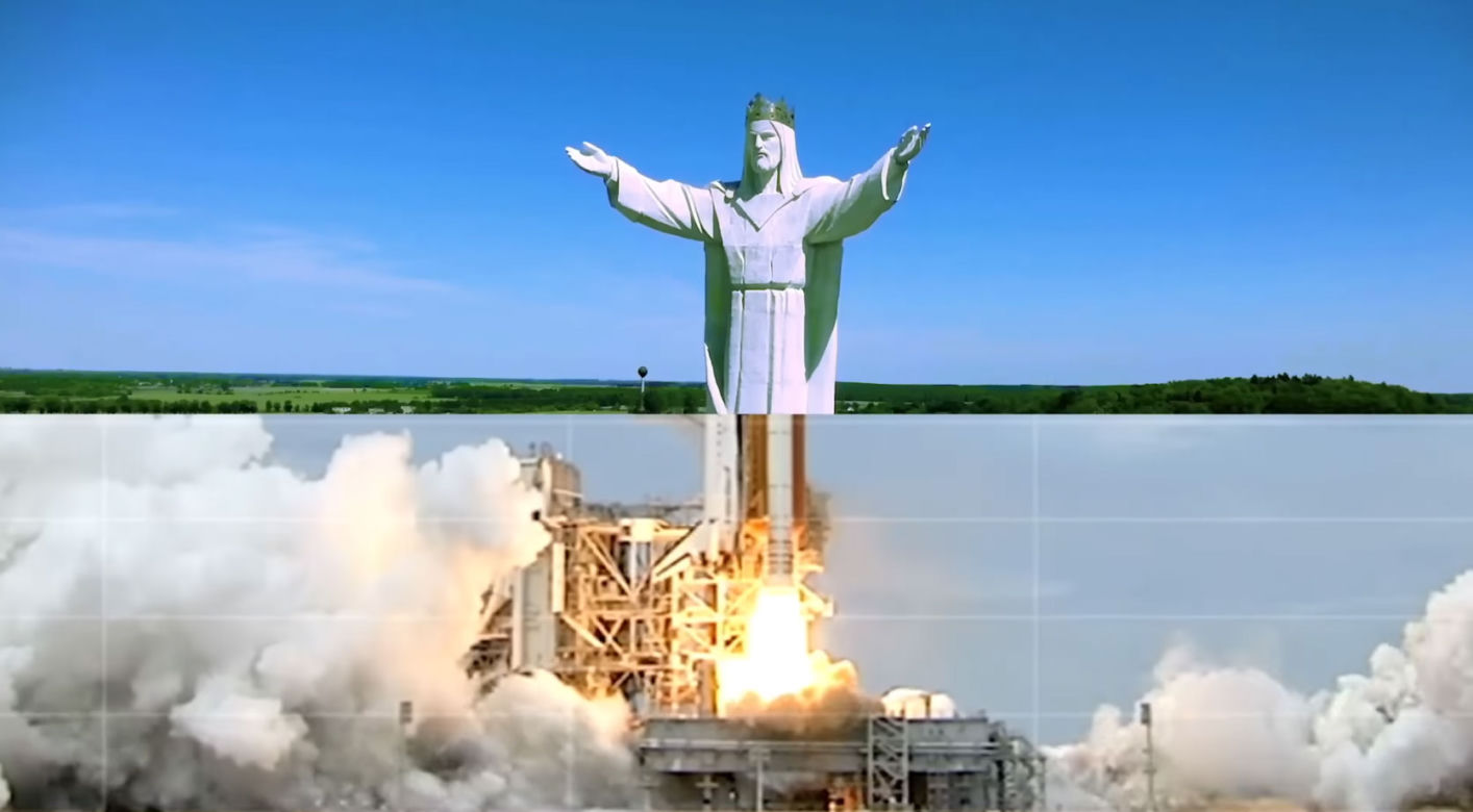Jezus ze Świebodzina w teledysku Pharrella Williamsa i Cassius