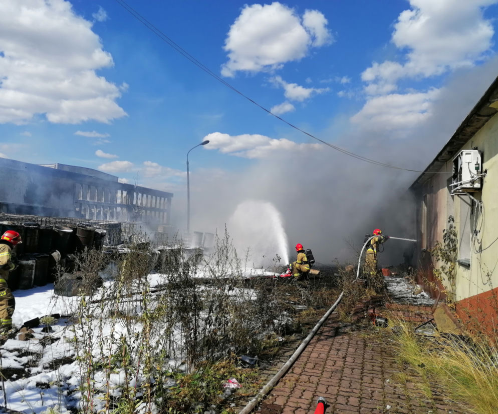 Pożar składowiska
