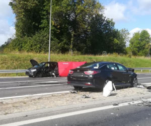 Olecko. Tragiczny wypadek na obwodnicy. Zginęły cztery osoby