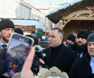 Karol i Marta Nawroccy na Orszaku Trzech Króli