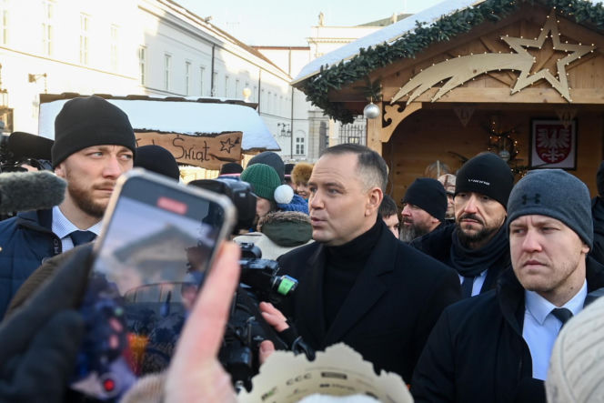 Karol i Marta Nawroccy na Orszaku Trzech Króli