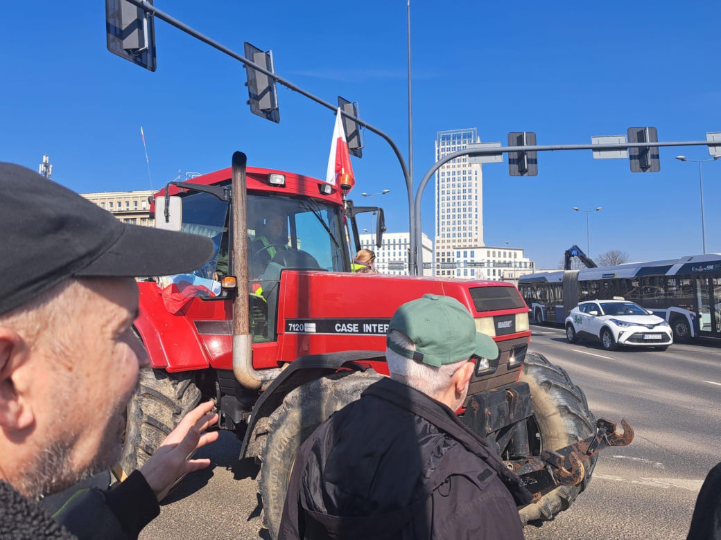 Protest rolników w Krakowie. 20.03.2024