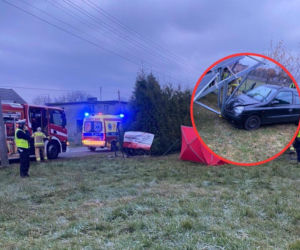 Zmarł za kierownicą w Radlinie. Nagle zjechał z drogi