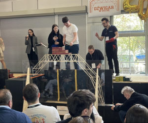 Studenci Politechniki stworzyli wyjątkowy dźwigar. Został doceniony w konkursie 