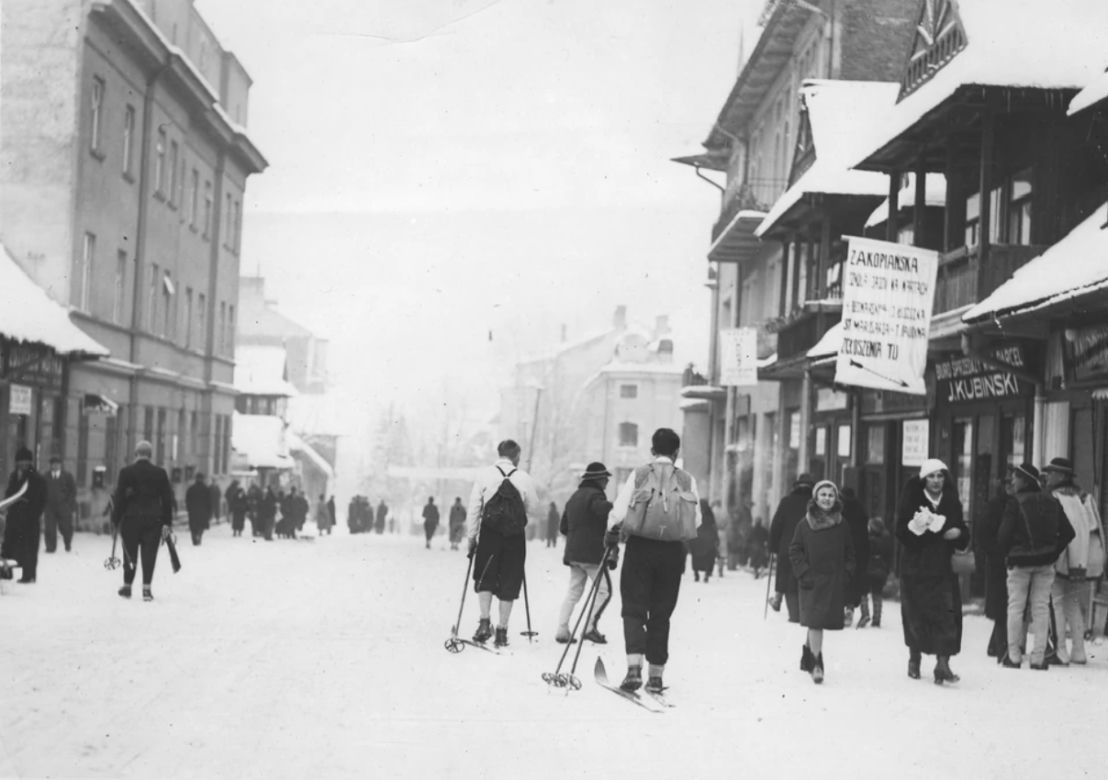 Zakopane: zima na Krupówkach sto lat temu