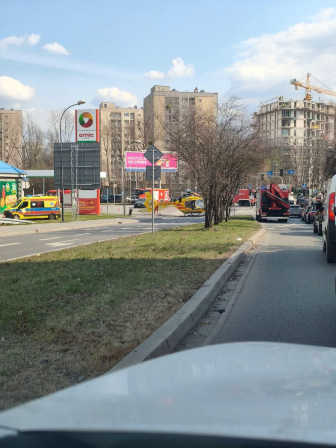 Wybuch na stacji paliw