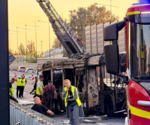 Autobusy wycofane po pożarze